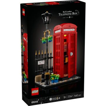 LEGO® Lego Ideas - Cabina telefonica din Londra, 1460 piese + CADOU