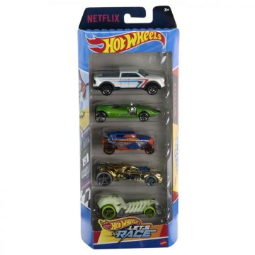 Set 5 Masini Hot Wheels Lets Race