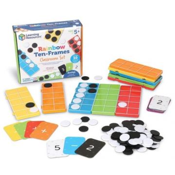 Set matematic baza 10 Learning Resources Curcubeu