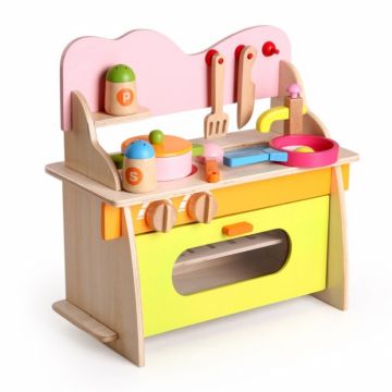 Bucatarie din lemn cu accesorii Kitchenette