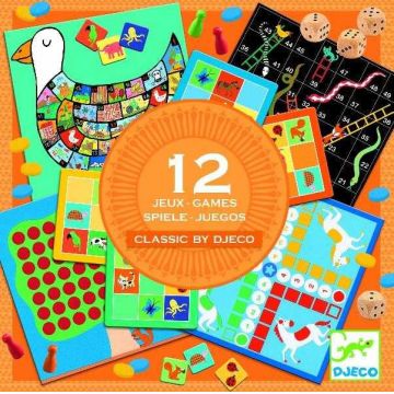 Colectia de 12 jocuri clasice Djeco