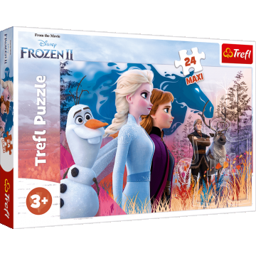 Puzzle Trefl Maxi Disney Frozen 2, Calatorie magica 24 piese