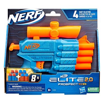 Blaster cu 8 sageti din spuma Nerf, Elite 2.0 Prospect Qs 4