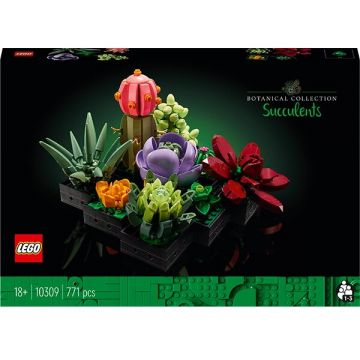 LEGO® LEGO Icons: Plante suculente 10309, 18 ani+, 771 piese