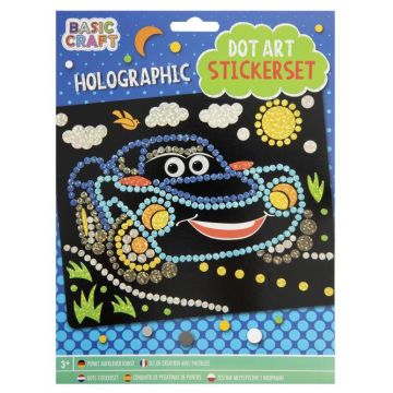 Mozaic cu autocolante Masinuta Grafix