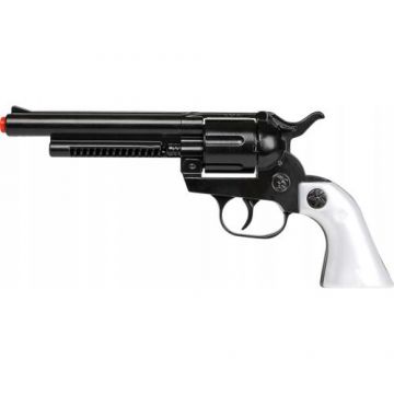 Pistol de jucarie, Gonher, Metal/Plastic, 24.5x11 cm (Negru/Argintiu)