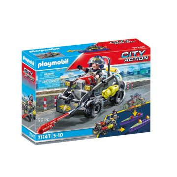 Playmobil PM71147 Vehicul SWAT pentru teren si apa