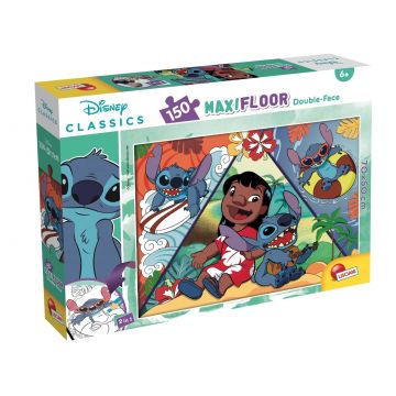 Puzzle de podea, Lisciani, Lilo si Stitch, 150 piese