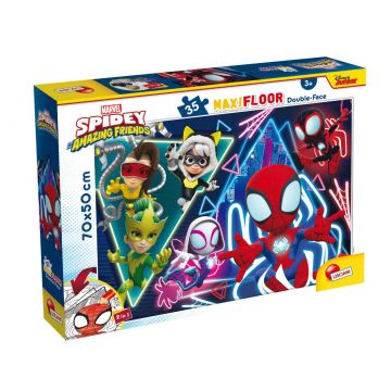 Puzzle de podea, Lisciani, Marvel Spidey, Maxi, 35 piese