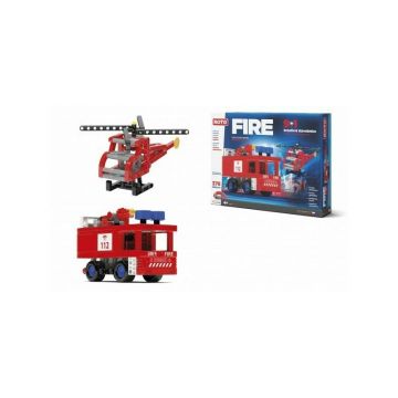 Efko - Set constructie Pompieri Roto , 378 piese