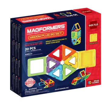 Joc de Constructie Magnetic Magformers - 20 piese