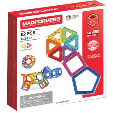 Joc de Constructie Magnetic Magformers - 62 piese