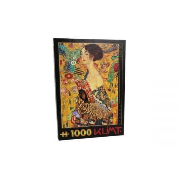 Puzzle 1000 Gustav Klimt - Lady With a Fan