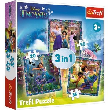 Puzzle 3 in 1. Disney Encanto. Eroii din Encanto