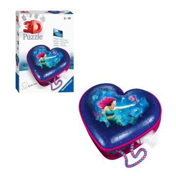 Puzzle 3D Ravensburger Cutie Inima Sirena 54 piese RVS3D11249