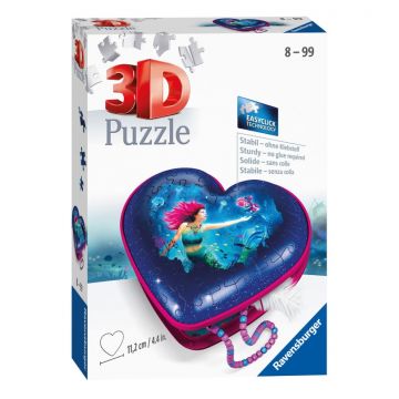 Puzzle 3D Ravensburger Cutie Inima Sirena 54 piese RVS3D11249
