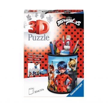 Puzzle 3D Ravensburger Suport Pixuri Miraculous 54 piese RVS3D11278