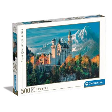 Puzzle 500 piese Clementoni High Quality Collection Castel Neuschwanstein
