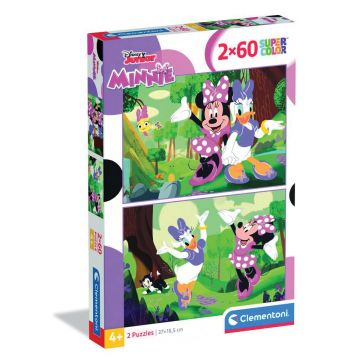 Puzzle Clementoni, Disney Minnie Mouse, 2 x 60 piese