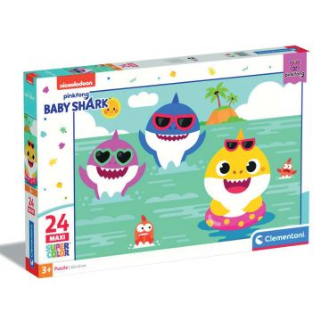 Puzzle Clementoni, Maxi, Baby Shark, 24 piese