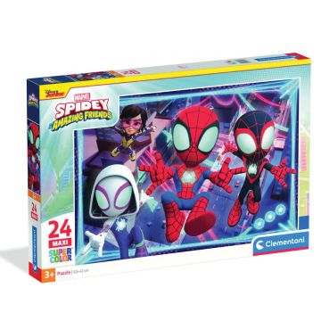 Puzzle Clementoni, Maxi, Spidey si prietenii sai Fantastici, 24 piese