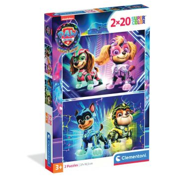 Puzzle Clementoni, Paw Patrol, 2 x 20 piese