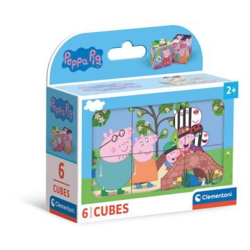 Puzzle Clementoni, Peppa Pig, 6 cuburi