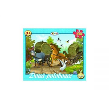 Puzzle - Doua poloboace (120 de piese) 3 ani+