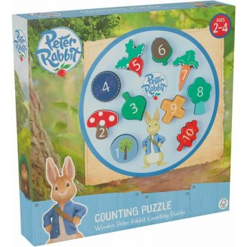 Puzzle Peter Rabbit™ cu numere, Orange Tree Toys