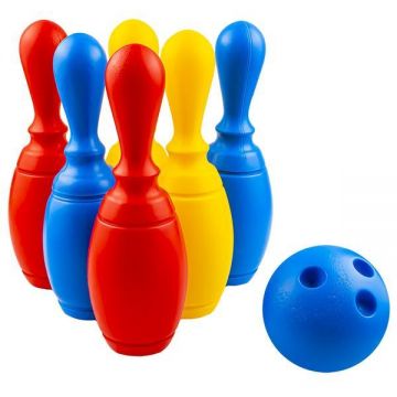 Set Bowling, 6 Piese + Minge si Suport