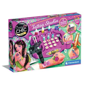 Set de creatie Clementoni, Crazy Chic, Studio de tatuaje