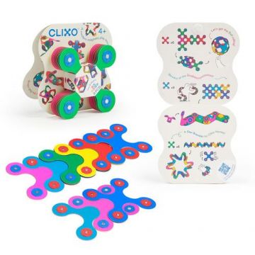 Joc magnetic de construit Clixo Tiny & Mighty (9 piese)