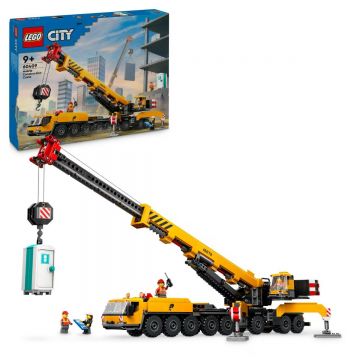 LEGO City: Macara mobila galbena de constructii 60409, 1116 piese