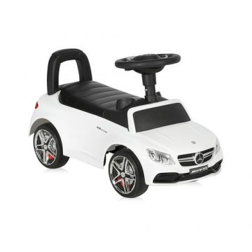 Masinuta model licentiat Lorelli Mercedes Coupe, muzica si sunete (Alb)