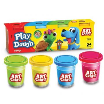Set 4 cutii cu pasta modelatoare DEDE DEDE3281, 560 grame