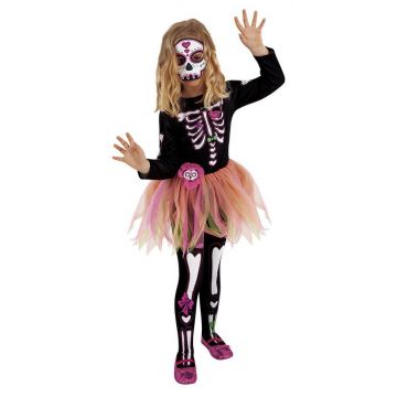 Costum de carnaval Rubie's Schelet fetita