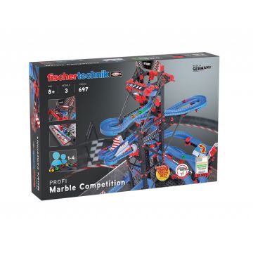 Kit STEM Cursa cu bile metalice, Fischertechnik