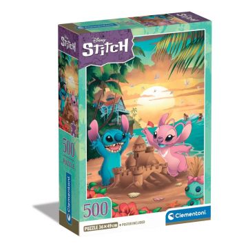 Puzzle 500 piese Clementoni Disney Stitch 35547