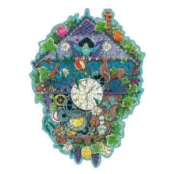 Puzzle din lemn, Ravensburger, Ceas, 300 piese, 12 ani+, Multicolor