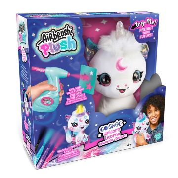 Set de joaca creativ, Airbrush Plush, Light Up Cosmic Unicorn