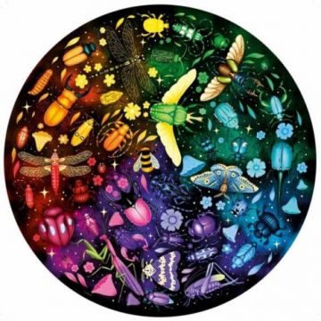 Puzzle cerc insecte 500 piese