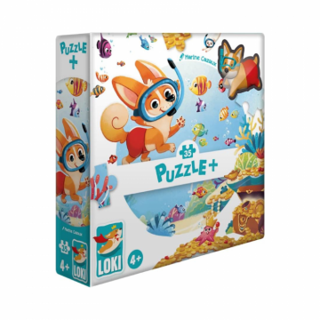 Puzzle Plus: Loki goes snorkeling - 35 pcs Puzzle Plus: Loki goes snorkeling - 35 pcs