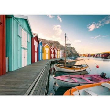 Ravensburger - Puzzle casute de barci 500 piese