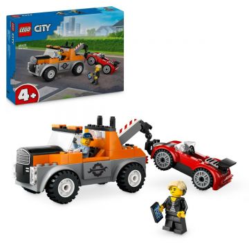 LEGO City: Camioneta de tractare si masina sport
