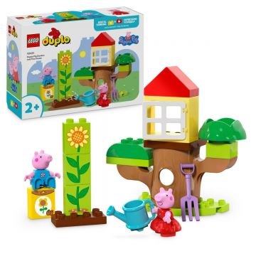 LEGO DUPLO: Purcelusa Peppa: Gradina si casa din copac