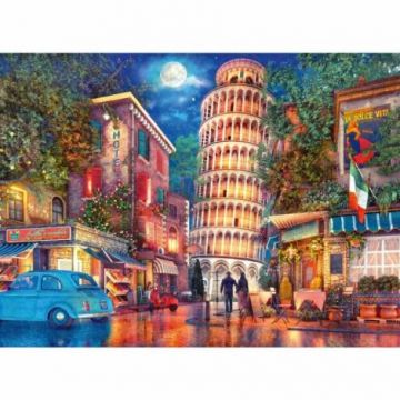 Ravensburger - Puzzle strazile din Pisa 500 piese design nou