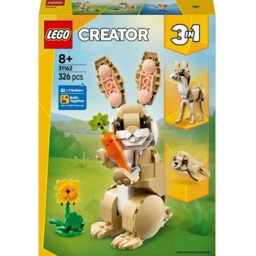 LEGO® Creator 3 in 1 - Iepuras dragalas 31162, 326 piese