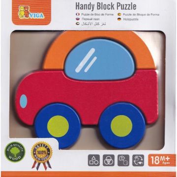 Puzzle din lemn: Masina
