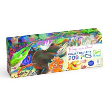 Puzzle galerie Trupa muzicala din padure, Djeco
