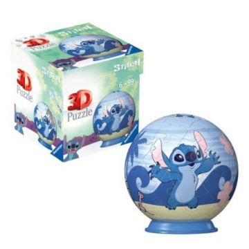 Ravensburger - Puzzle 3D bila Disney Stitch 54 piese
